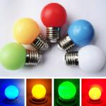 E27 B22 base colorful led bulb rgb color 0.5w ZE-BL-0.5W