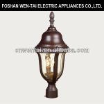 E27 bulb brown outdoor pillar lamp DH-1893S