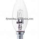 ECO 220-240v candle halogen lamp C35 18w 28w 42w 53w halogen lamp c35