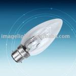 Energy saving halogen candle bulb candle B22