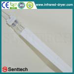 Energy saving infrared quartz glass halogen tube,infrared halogen lamp with white reflector STSTW