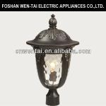 european style aluminum fence post light DH-4033M