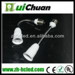 factory price! E27 to E27 extension lamp base adapter 200mm extension adapter