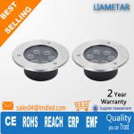 Factory Promotion Aluminum IP65 6*1W tempered glass cover underground light led LMD-UG-02