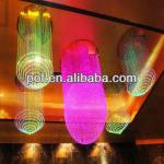 Fantastic Plastic Optic Fiber Light , Decorative fibre optic chandelier DS360