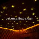 Fiber Optic Decoration , star ceiling fiber optic lighting , golden light DS270