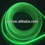 Flexible Outdoor side glow polymer fiber optic , Side Light Optic Fibre DS312