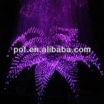 Flower Shape Plastic optical fiber pendant chandelier lighting lamp light DS617