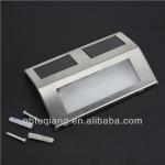 FQ-529 wall mounted stainless steel solar step led light with CE and ROHS certifications FQ-529