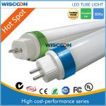 Free Sample rotating cap 4ft 1900lm T8 led tube T8-18W