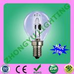 G45 220-240V 18W Globle halogen bulb E14 G45