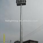 galvanized steel pole high mast lamp lighting with lifting system HXH-033