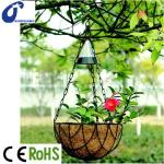 GARDENS, SOLAR GARDEN LIGHT, SOLAR LIGHT FOR GARDENS, SOLAR LIGHT WITH FLOWER BASKET, XQSL448