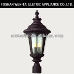 gate pillar lantern outdoor post light DH-4273M