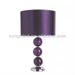 Glass Ball Decorative Metal Base Modern lounge table lamp OGS-4151PL