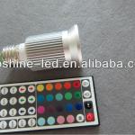 GU10/E27/MR16 led spotlight, DC12V/AC220-240V input voltage TS-ESPE27-3*3W-RGB