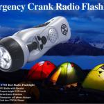 Hand Crank Radio Flashlight F-1718