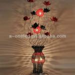 handmade aluminium wire modern popular table lights (leaf flower) XLY-T-017 XLY-T-017