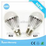 Hangzhou Supplier 5W Warm White B22/E26/E27 Led Bulb Lighting With Samples JBL005W1BKD01