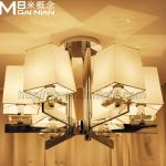 High class fabric crystal ceiling lamp MX360-6A / 8A