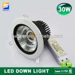 High lumens 30W SHARP COB down light led F8-002-B60-30W