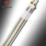 High power double ended linear quartz glass halogen tube with white coating STMTW