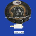 Hot sale resin black lab kids night light MMG1375