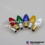 Hot sales 220v e17 10w c9 clear incandescent bulb C9