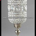 Hurricane crystal candle holder, Crystal votive centerpiece candle holder 408