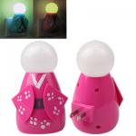 Japanese Doll Design Light Activated LED Light Night Lamp S-HCA-0145M