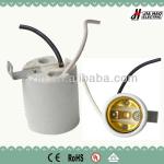 JH-210A E27 ceramic lampholder porcelain/ bakelite lampholder with 15 cm Silicone Wire SR wires JH-B