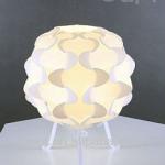 KST-011 New PP material table lamp, for bedroom, white &amp; colourful, concise, modern KST-011