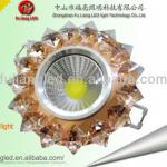 LED ceiling light with Crystal outer ring,high-bright COB 3W downlight FL-SJ-001