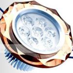 LED crystal Ceiling spotlights 7W for indoorl lights LED lighting AS-SJ7W