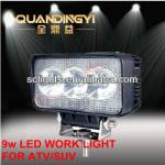 LED EPISTAR 9W LED WORK LIGHT 12V SPOT FLOOD BEAM FOR SUV ATV DRIVING LIGHT 9REC/S/F-C3EP