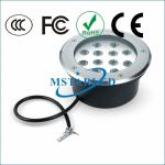 LED inground lamp 12W round AC/DC MS7009