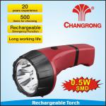 led rechargeable torch CR-9034TP