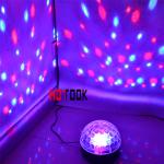 LED RGB Crystal Magic Ball Effect Stage Lighting Disco DJ Light PN-LP17