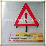 LFT safety reflector plastic and iron red warning triangle with traffic signs T-00