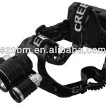 LL-6633 3 Mode 1800Lm 1 x CREE XML-T6 + 2 x XP-E Q5 head lamp LL- 6633