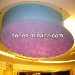 Lobby Decorative Lighting Plastic Optical Fiber color changing chandeliers DS615