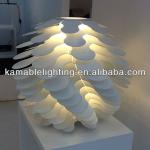 Modern High Quality Decoration House Home Hotel Ivory Aluminium Table Lamp 2215T