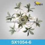 Modern iron art paint factory price Italianate ceiling lamp SX1054-6