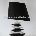 Mordern sharp corner shape porcelain table lighting YM2811-Black