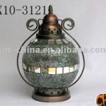 Mosaic Glass Lantern YX10-3119