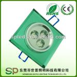 Motion Sensor 3w square crystal led ceiling lighting SP-THD-004