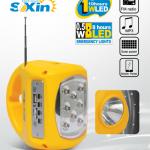 MP3, FM Radio, Power bank searching light emergency light QM820A