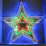 multi color led motif light/christmas motif light/motif light pentagram