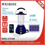 Multifunction Rechargeable Solar Lamp with Radio &amp; MP3 &amp; Mobile Charger (WRS-2793M) AWRS-2793M