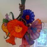 Murano flower plates pendant lamp YK-D45